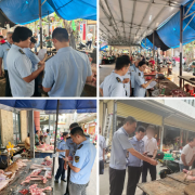 现场手把手指点摊从查询、出示“牧子凭证